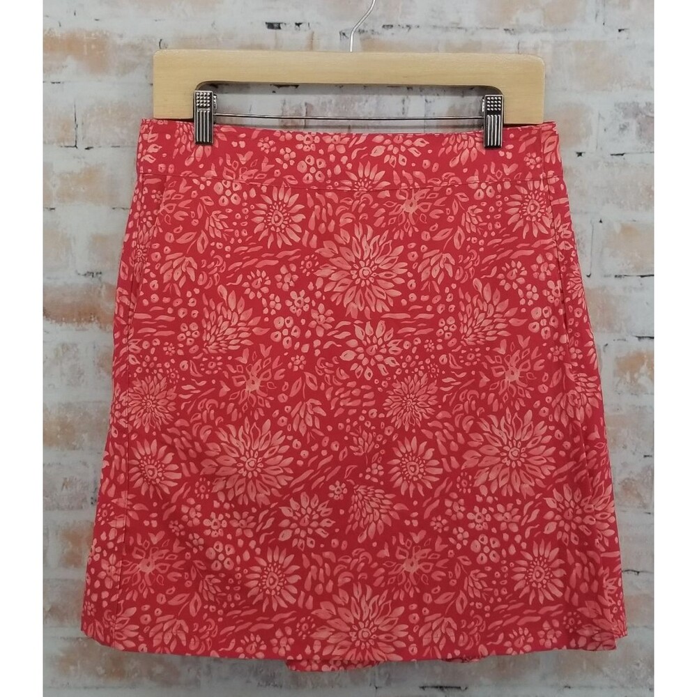 Ripskirt Hawaii Dahlia Teaberry Wrap Skirt Floral Women's Small Swimsuit Coverup